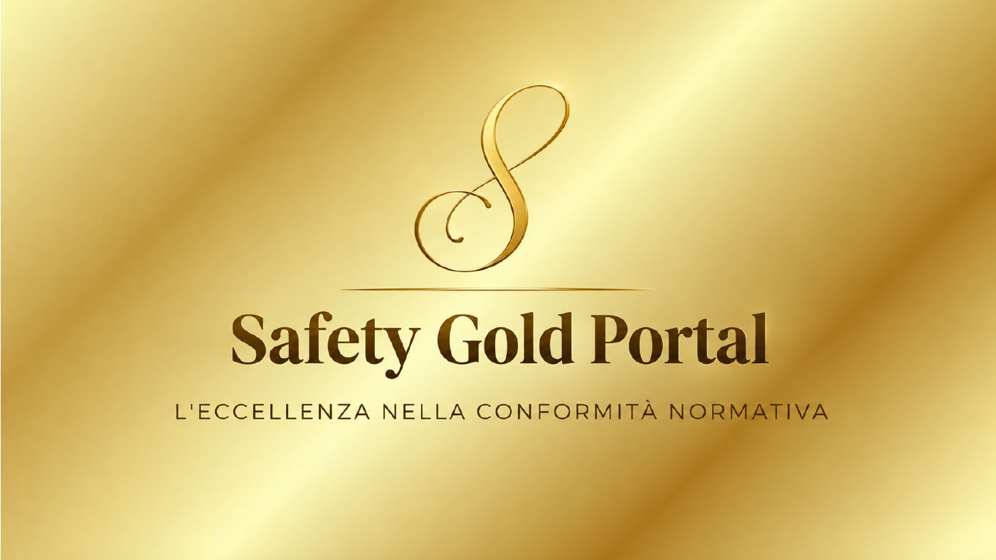 Slide 1 di 12: Safety Gold Portal – L'eccellenza nella conformità normativa