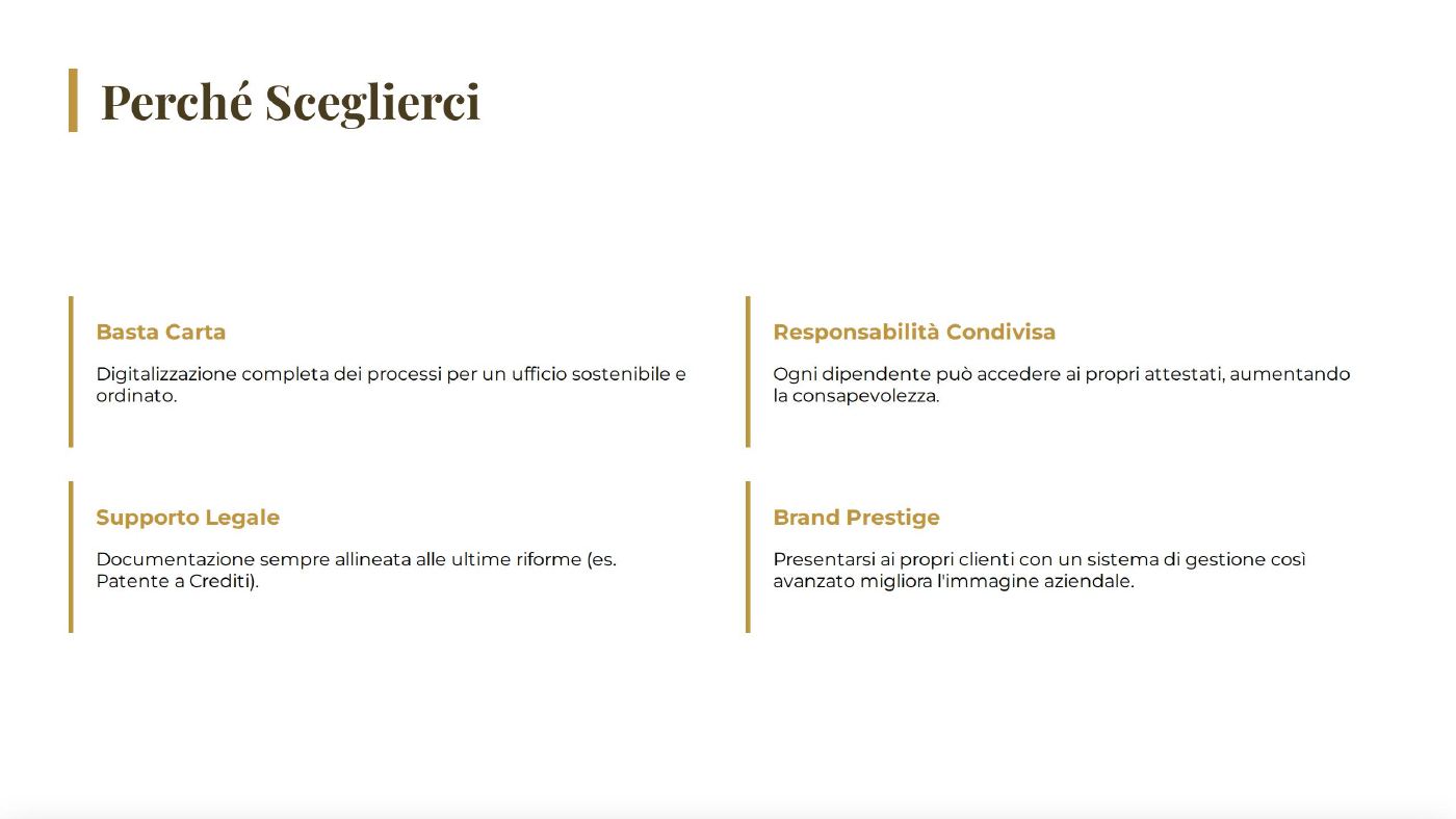 Slide 10 di 12: Perché sceglierci